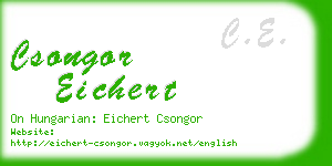 csongor eichert business card